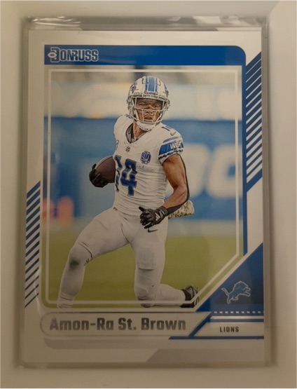 2024 Panini Donruss #139 Amon-Ra St. Brown Detroit Lions — front