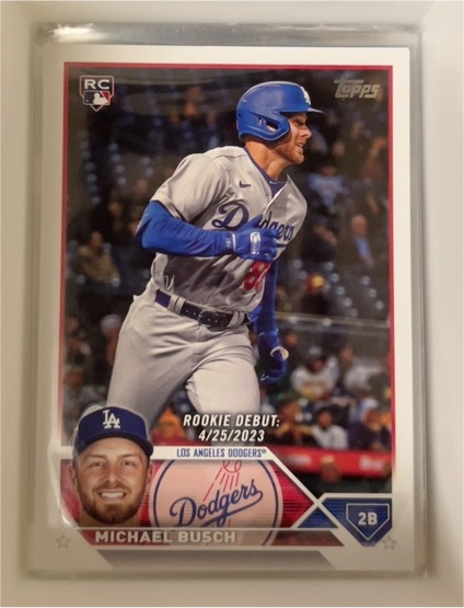2023 Topps Update #US66 Michael Busch Rookie Debut — front