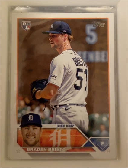 2023 Topps Update #US282 Braden Bristo — front