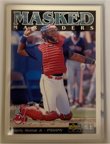 1998 Upper Deck Collector's Choice Masked Marauders #182b Sandy Alomar Jr. — front