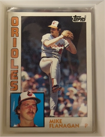 1984 Topps #295 Mike Flanagan — front