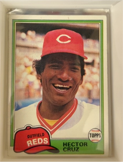1981 Topps #52 Hector Cruz — front