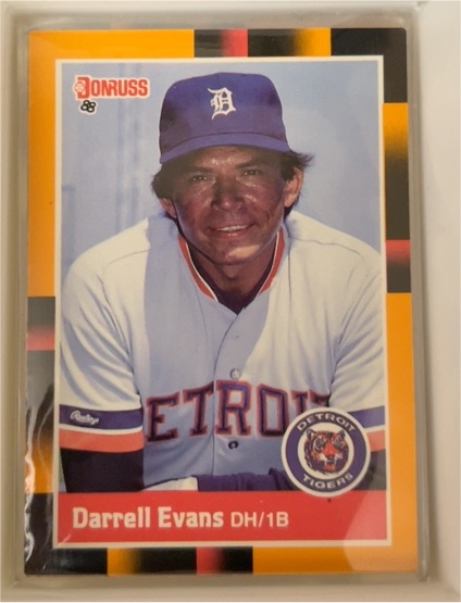 1988 Donruss Baseball's Best #35 Darrell Evans — front
