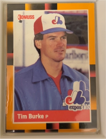 1988 Donruss Baseball's Best #34 Tim Burke — front