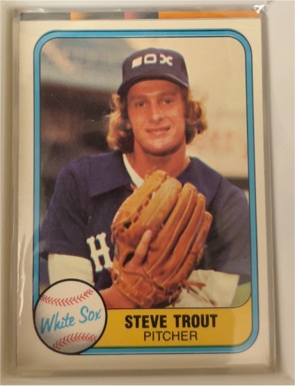 1981 Fleer #345 Steve Trout — front