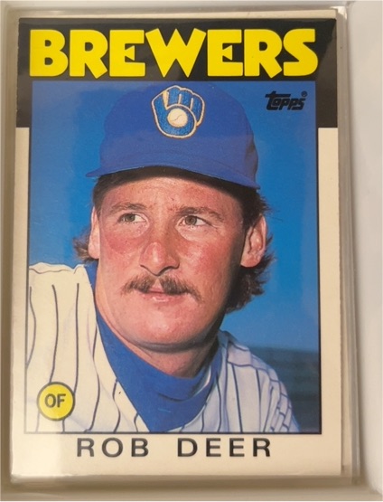 1986 Topps Traded #31T Rob Deer — front