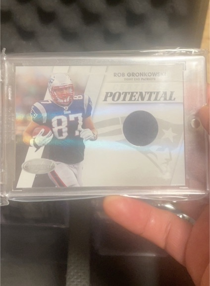 2010 Panini Certified #21 Rob Gronkowski Certified Potential Materials — front