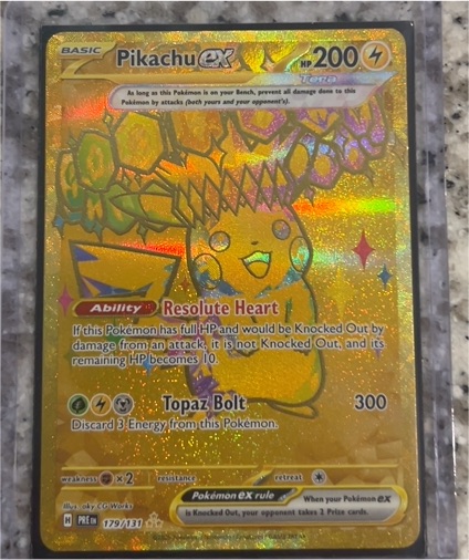 2025 Pokémon TCG Prismatic Evolutions #179 Pikachu ex — front