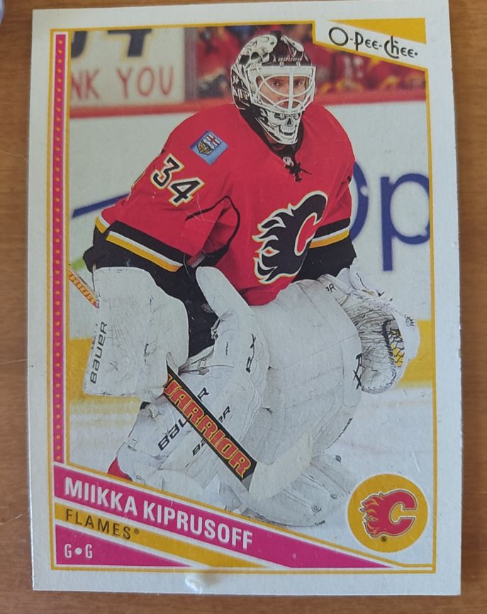 2013-14 O-Pee-Chee #248 Miikka Kiprusoff — front