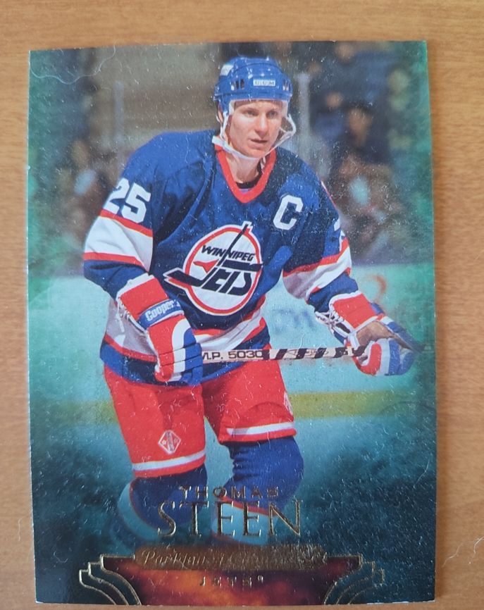 1994-95 Score Gold Line #503 Thomas Steen — front