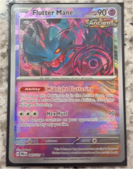 2025 Pokémon Prismatic Evolutions #043 Flutter Mane — front