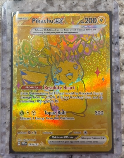 2024 Pokémon Prismatic Evolutions #179/131 Pikachu ex — front