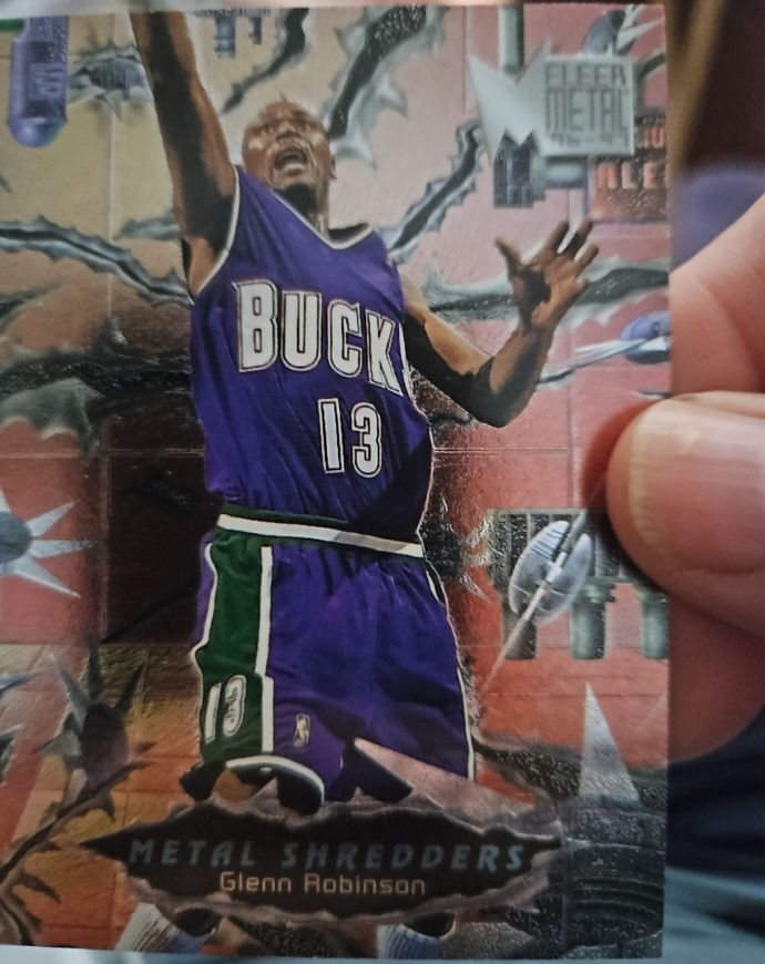 1996-97 Fleer Metal #245 Glenn Robinson — front