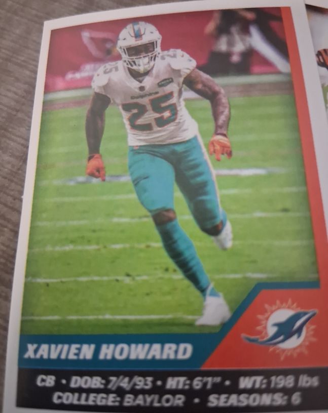 2021 Panini NFL Sticker #70 Xavien Howard — front