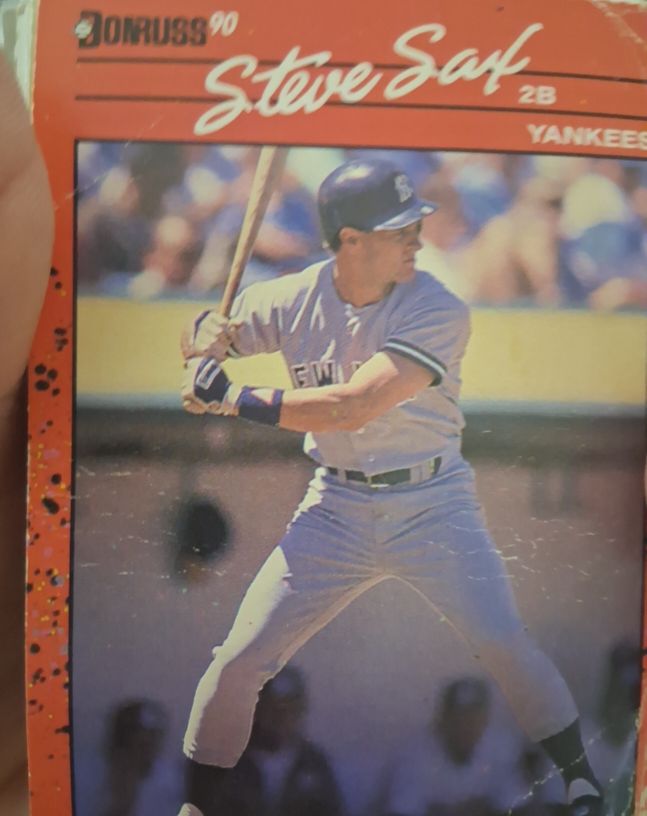 1990 Donruss #78 Steve Sax — front