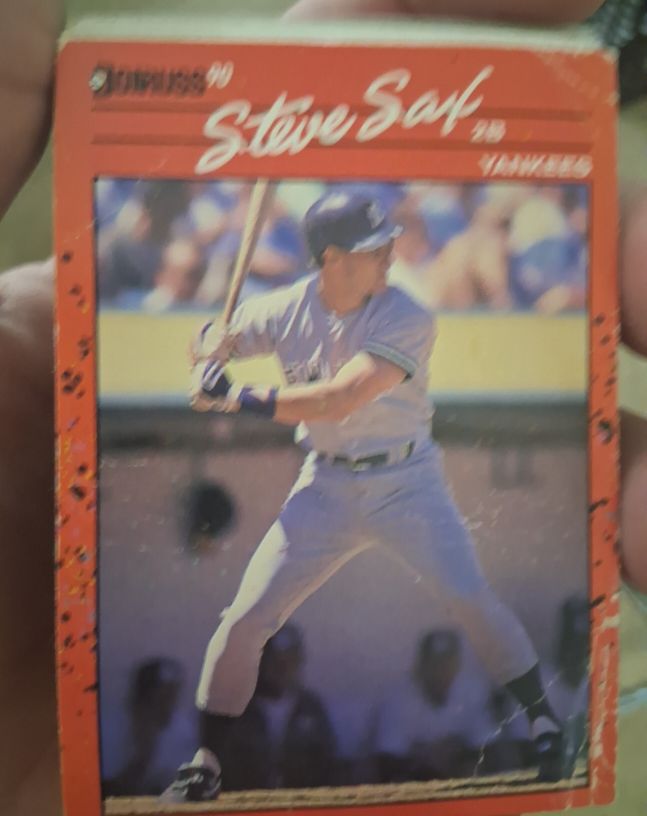 1990 Donruss #25 Steve Sax — front