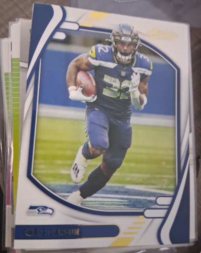 2021 Panini Absolute #87 Chris Carson — front