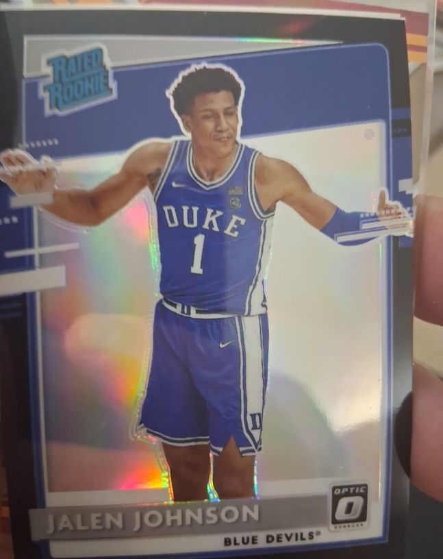 2021 Panini Chronicles Donruss Optic Rated Rookie #213 Jalen Johnson — front