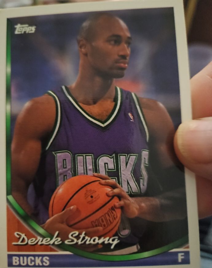 1993-94 Topps #281 Derek Strong — front
