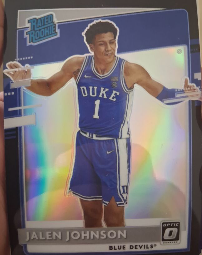 2021 Panini Chronicles Draft Picks #213 Jalen Johnson — front