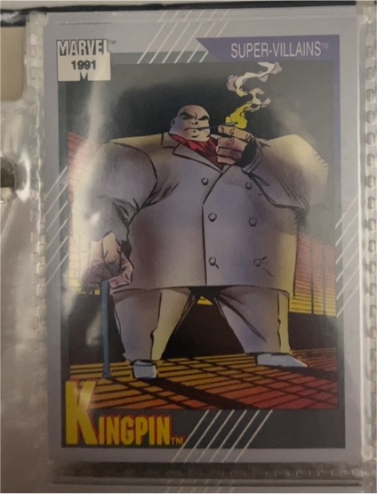 1991 Impel Marvel Universe Series II #55 Kingpin — front