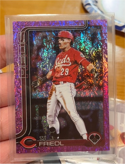 2025 Topps Series 2 #525 TJ Friedl — front