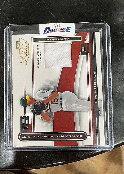 2003 Playoff Piece of the Game #15 Tim Hudson — front
