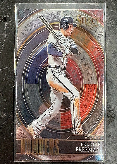 2022 Panini Select Numbers #SN4 Freddie Freeman — front