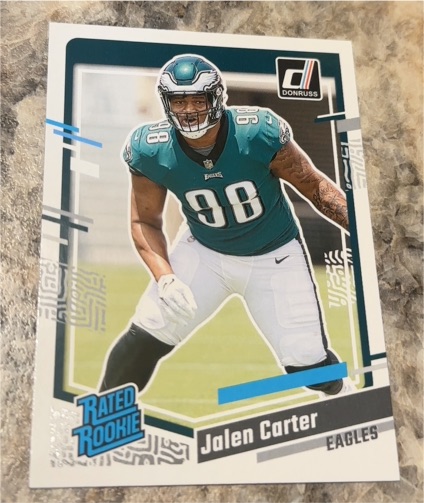 2023 Donruss #381 Jalen Carter Rated Rookie — front