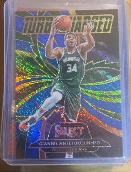 2020-21 Panini Select Turbocharged #4 Giannis Antetokounmpo — front