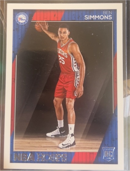 2016-17 Panini NBA Hoops #261 Ben Simmons Rookie Card — front