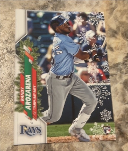 2020 Topps Holiday #HW54 Randy Arozarena — front