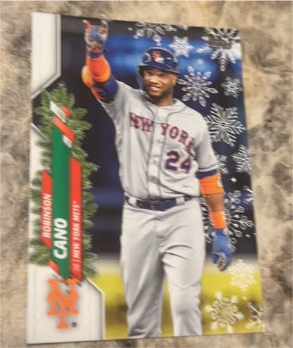 2020 Topps Holiday #HW106 Robinson Cano — front