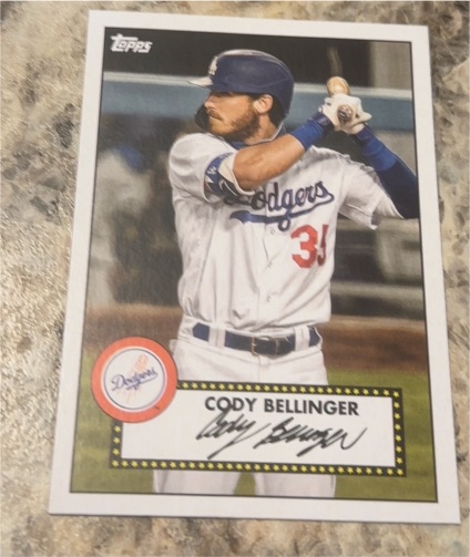 2021 Topps 1952 Topps Redux #T52-22 Cody Bellinger — front
