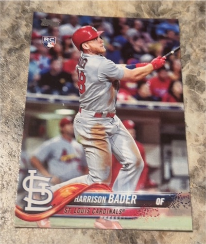 2018 Topps #21 Harrison Bader RC — front