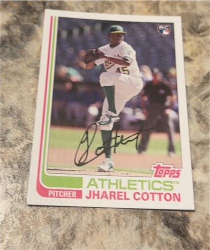 1982 Topps #45 Jharel Cotton — front