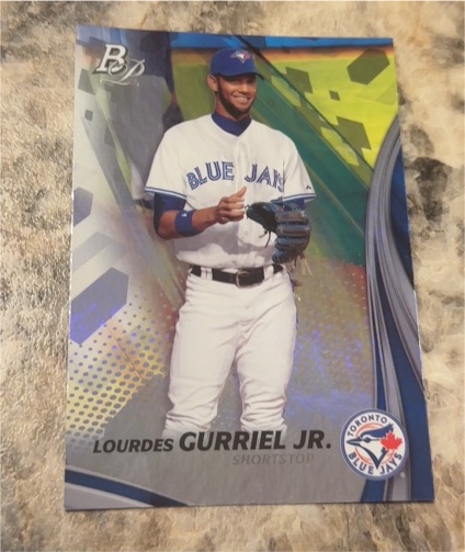 2017 Bowman Platinum Top Prospects #TP-LGJ Lourdes Gurriel Jr. — front