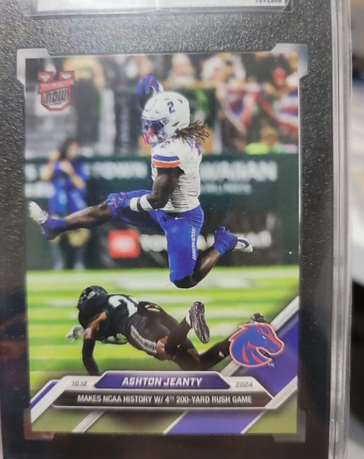 2024 Topps Now Bowman U #24 Ashton Jeanty Boise State Broncos — front