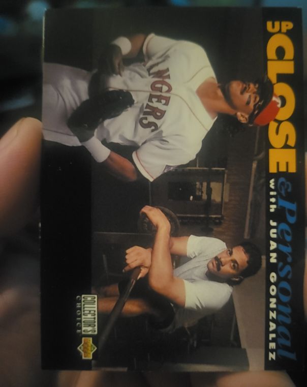 1994 Upper Deck Collector's Choice #633b Juan Gonzalez — front