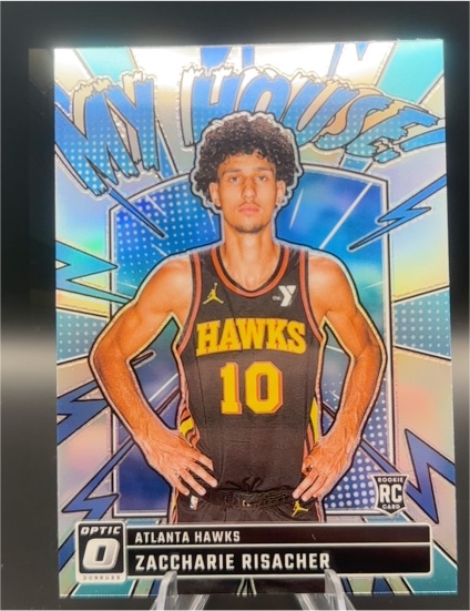2024-25 Donruss Optic #13 Zaccharie Risacher My House — front