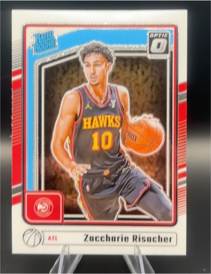 2024-25 Donruss Optic #219 Zaccharie Risacher — front