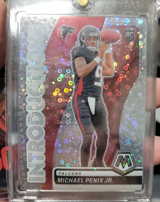 2024 Panini Mosaic Introductions Silver Prizm #6 Michael Penix Jr. — front