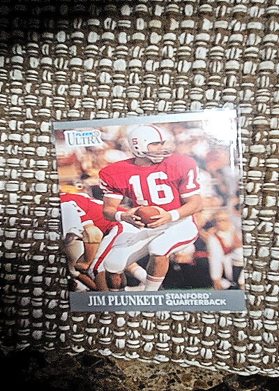 1991 Fleer Ultra Jim Plunkett Stanford #unknown — front
