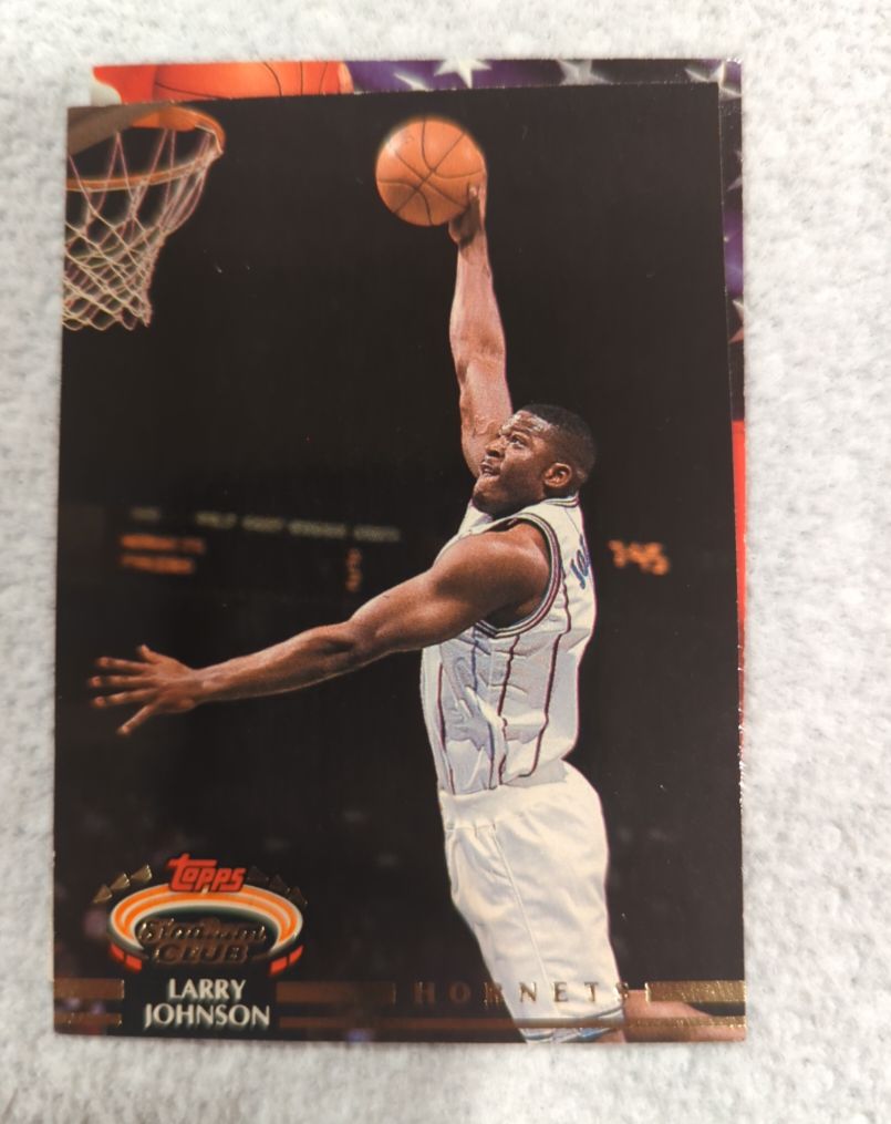 1992-93 Topps Stadium Club #213 Larry Johnson — front