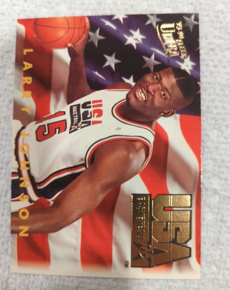 1993-94 Fleer Ultra #364 Larry Johnson USA Basketball — front