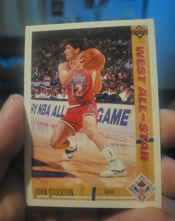 1991-92 Upper Deck #52 John Stockton — front