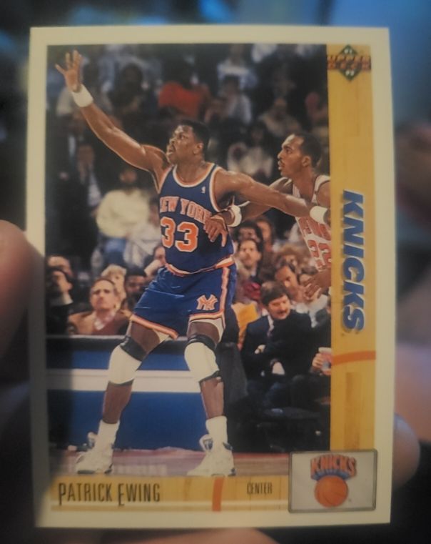 1991-92 Upper Deck #343 Patrick Ewing — front
