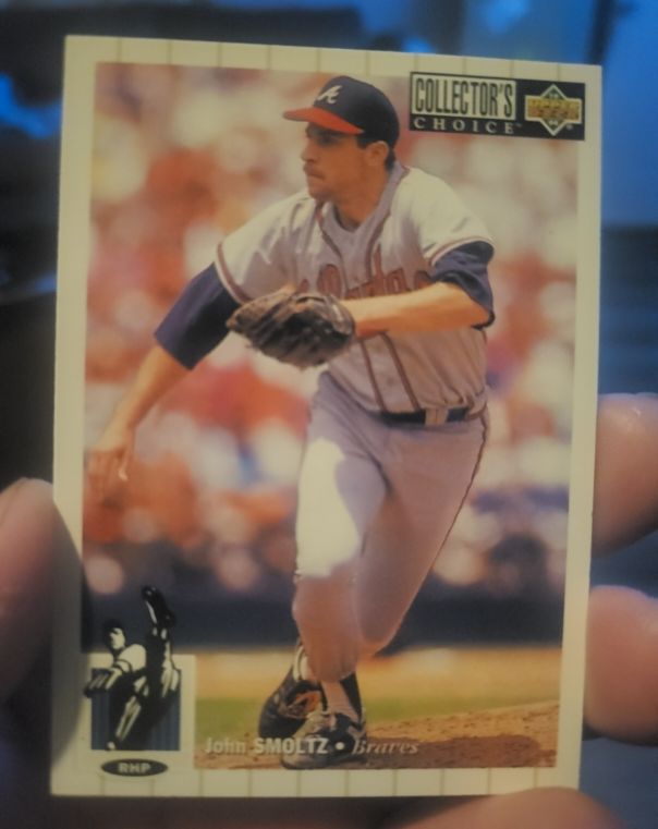 1994 Upper Deck Collector's Choice #420 John Smoltz — front