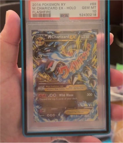 2014 Pokémon XY #69 M Charizard EX Flashfire Holo — front
