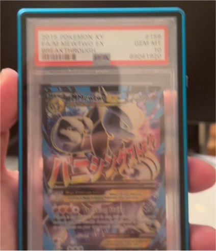 2015 Pokemon XY Breakthrough #159 M Mewtwo EX Full Art — front